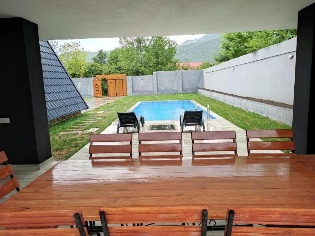 גאלבה Qafqaz Wood Chalet מראה חיצוני תמונה